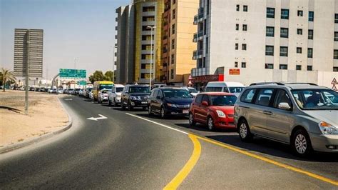 Morning Rush Causes Tailbacks On Dubai Sharjah Roads News Khaleej Times