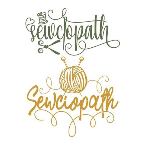 Sewciopath Cuttable Design SVG PNG DXF Eps Designs Cricut Etsy