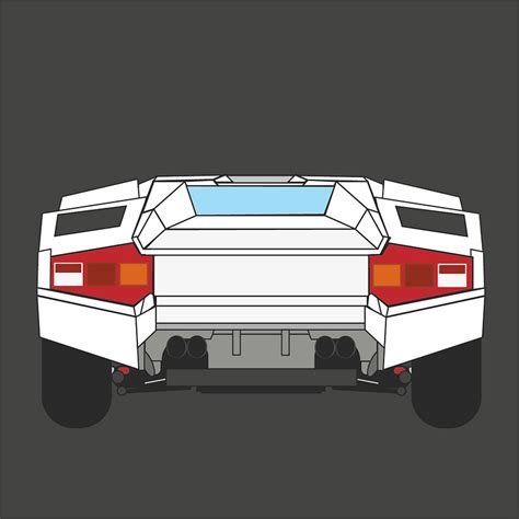 Lamborghini Countach by Dziula on Dribbble