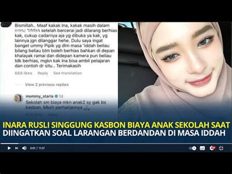 Inara Rusli Singgung Kasbon Biaya Anak Sekolah Saat Diingatkan Soal