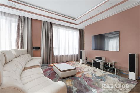 Гостиная с домашним кинотеатром - портфолио компании Галерея Назаров ...