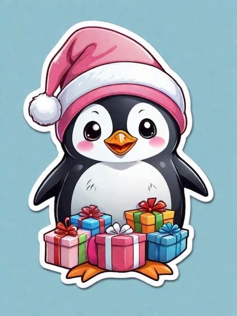 Premium Photo | Christmas penguins