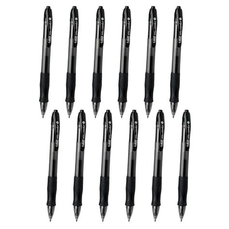 Bic Gelocity Original Gel Retractable Roller Ball Pen Mm Black