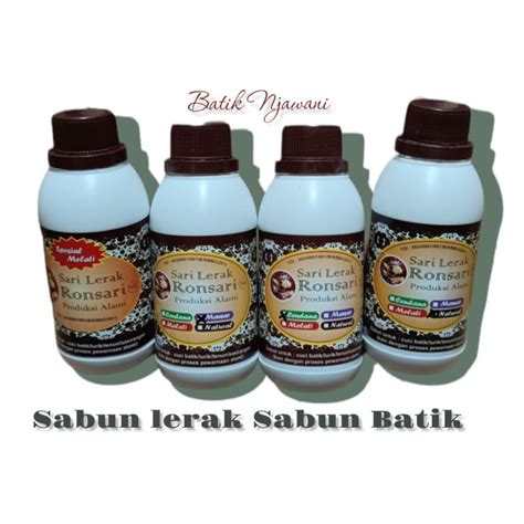 Jual Sabun Lerak Cair Cuci Batik Lurik Tenun Sasirangan Pewarnaan