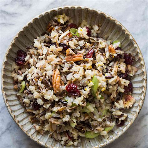 Wild Rice Salad With Cranberries And Pecans Recipe