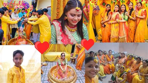 Haldi Ceremony 🧡 Nand Ki Haldi💃 Nepal City Style Haldi Ceremony