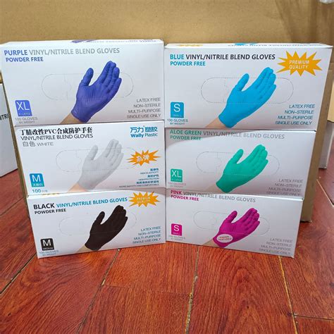 New Product Safety Black Mixed Nitrile Gloves - Durable & Versatile