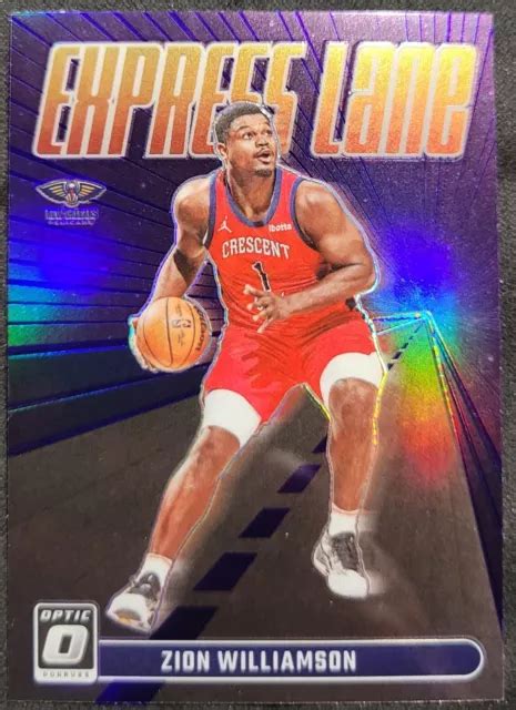 Insert Prizm Zion Williamson Panini Optic Express Lane