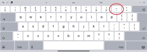 Is There A Hyphen On An IPad Keyboard Apple Community