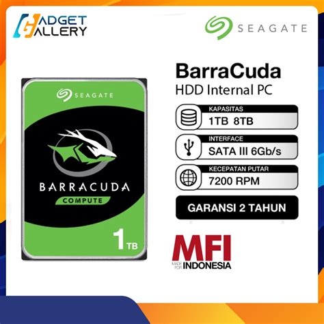 Jual Seagate Barracuda Hdd Harddisk Internal Pc Tb Tb Sata Sata