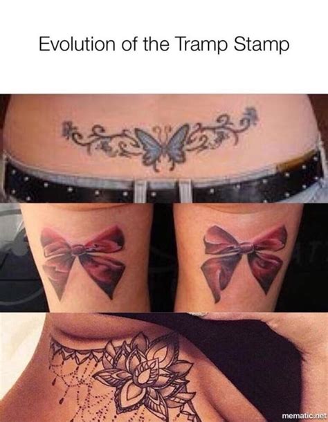 Evolution Of The Tramp Stamp IFunny