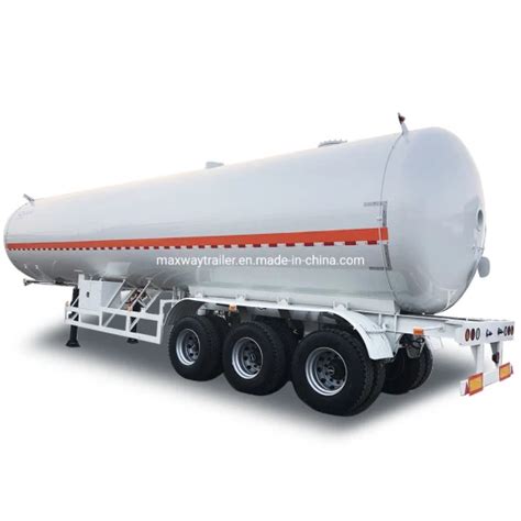 Tons Lpg Tanker Tri Axles Trailers Cbm Lpg Gas Tank Semi Trailer