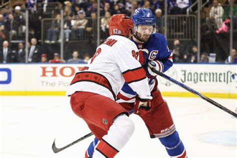 Rangers Look To Keep Momentum Against Hurricanes In Game 2 Forever Blueshirts