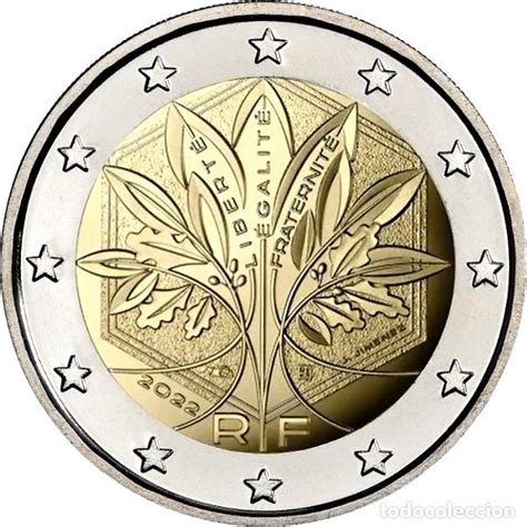 Francia 2 Euro 2022 S C Nuevo Modelo Moneda Cir Comprar Monedas