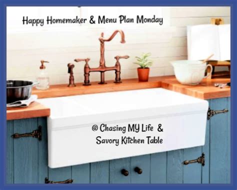 Happy Homemaker Menu Plan Monday Week Of Chasing My Life