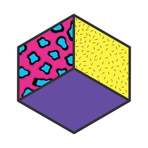 Cube Nineties Figure 10481274 Vector Art At Vecteezy