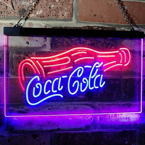 Coca Cola Bottle Neon Light Led Sign Home Bar T