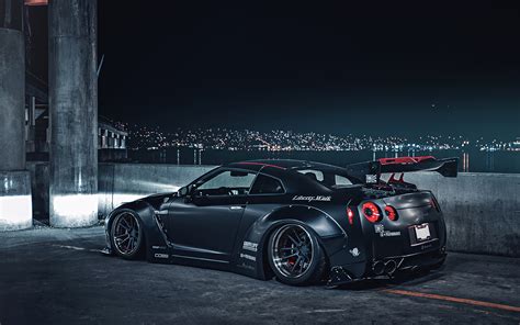 Fondos De Pantalla 1920x1200 Nissan Gt R R35 Liberty Japan Sport Negro