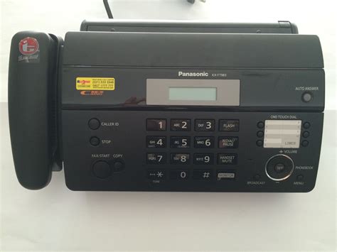 Mesin Fax Panasonic KX-FT983 #Mesin Fax, Elektronik, Audio di Carousell