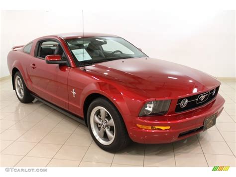 2006 Redfire Metallic Ford Mustang V6 Deluxe Coupe 62854052 Gtcarlot