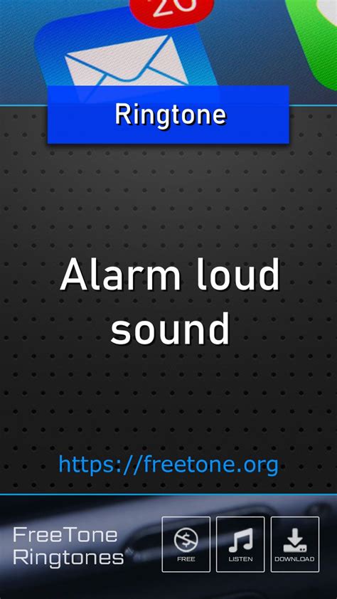 Ringtone: Alarm loud sound, Free Download