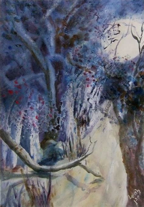 Enchanted Forest - Leah Saban Art - Paintings & Prints, Landscapes & Nature, Forests, Other ...