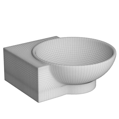 Wall Hung Corner Wash Basin 3d Model Modeled In 3ds Max 3d Model Cgtrader