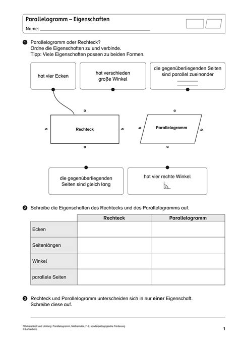 SoPäd Unterrichtsmaterial Mathematik Geometrie