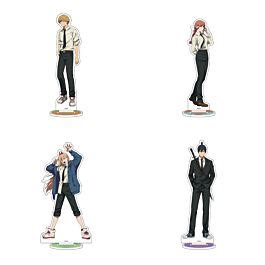 AitaiKuji Chainsaw Man Mappa X Tsutaya Mini Exhibition Goods Acrylic Stand