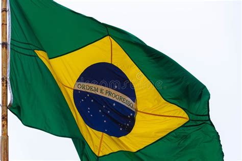 Flag Of The Federative Republic Of Brazil Stock Image Image Of