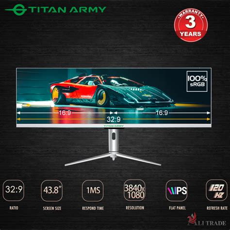 Titan Army Ips Ultrawide Hz Ms Usb C Hdr Gaming