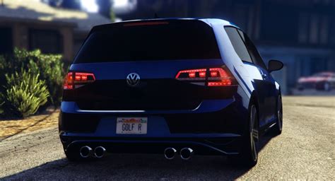 Volkswagen Golf R Realistic Handling Gta5