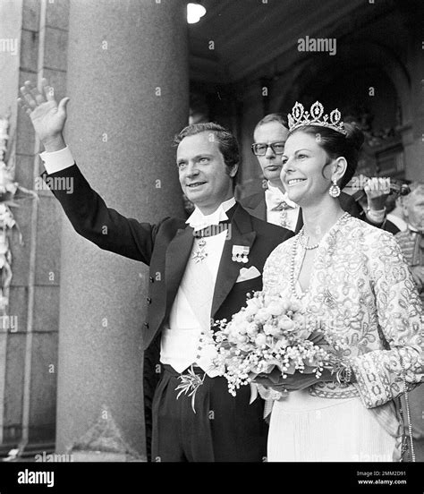 Hochzeit Von Carl XVI Gustaf Und Silvia Sommerlath Carl XVI Gustaf