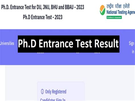 Nta Ph D Entrance Test Result Results Of Entrance Test For Admission