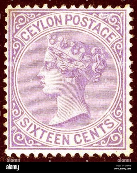 Ceylon Postage Stamp Hi Res Stock Photography And Images Alamy