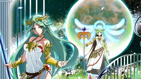 Anime Girls Moon Palutena Kid Icarus Uprising Wallpapers Hd