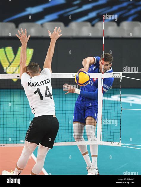 Trevor Clevenot France Against Germany Volleyball World Championship