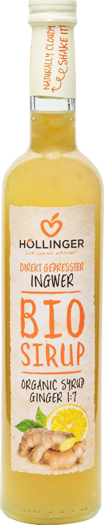 Höllinger Sirup zázvorový BIO 500 ml od 137 Kč Zbozi cz