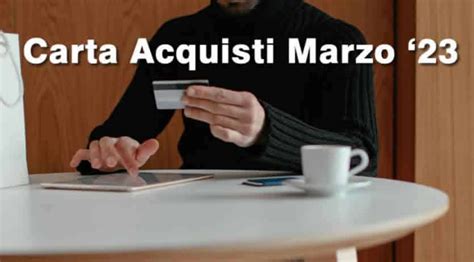 Data Pagamento Carta Acquisti Marzo 2023 Ricarica Social Card