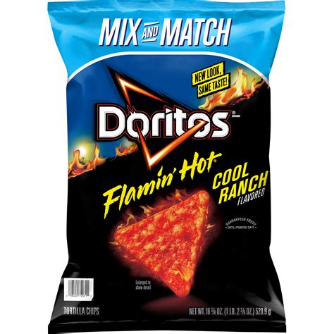 Doritos Flamin Hot Cool Ranch Flavored Tortilla Chips Smartlabel™