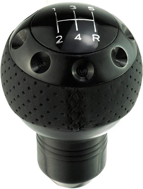 Amazon Aautookk Black Knobs Speed Leather Car Gear Stick