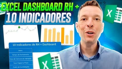 Como Criar Dashboard Excel De Rh Indicadores De Rh Youtube