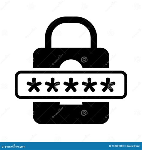 Security Vector Icon Password Illustration Symbol Access Sign Or Logo Stock Illustration