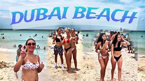 Dubai Beach Hot Girl In Beach Dubai Hotest Place Hot Vlog