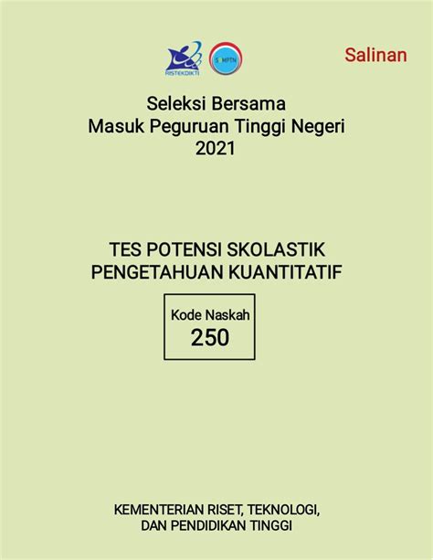 SOLUTION SOAL DAN PEMBAHASAN UTBK SBMPTN TPS PENGETAHUAN KUANTITATIF