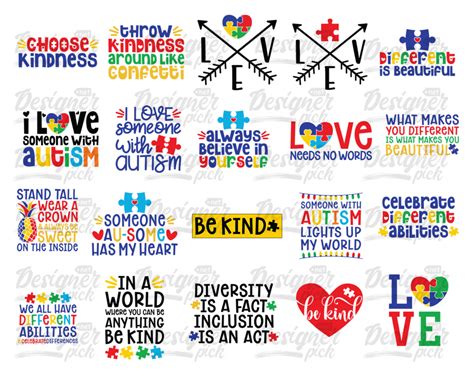 650 Autism Svg Bundle Best Quality Design Bundle