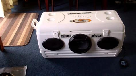 Mizzou Tailgating Stereocooler Youtube