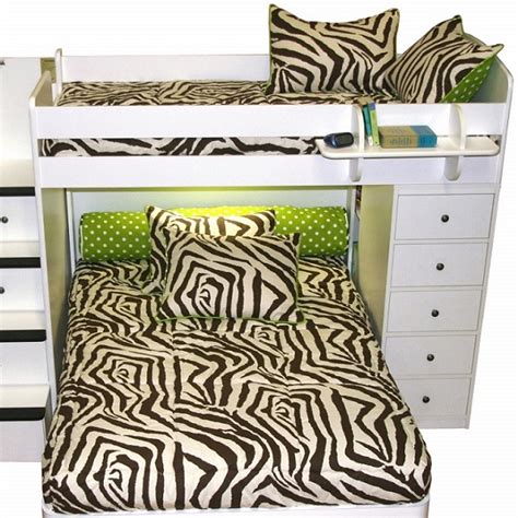 Zebra Bunk Beds