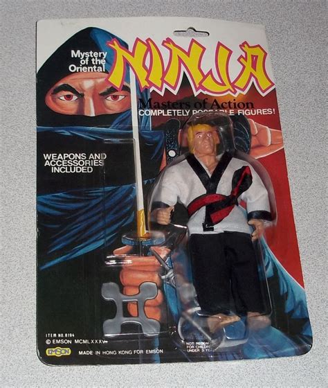 Vintage Dollar Store Generic Ko Moc Ninja Masters Of Action Figure