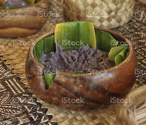 Poi For The Taro Root Stock Photo - Download Image Now - Food, Hawaiian ...